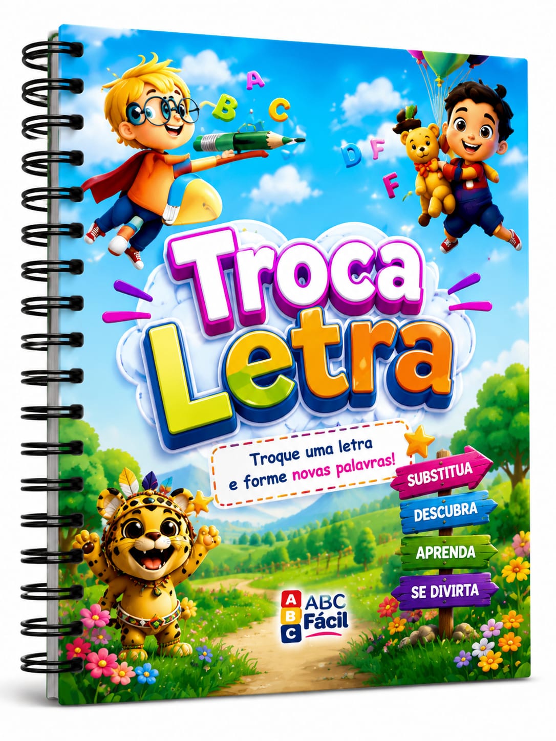 Capa do Caderno Troca a Letra