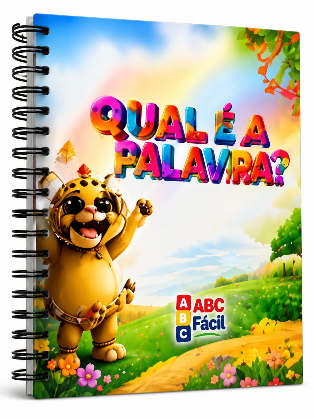 Capa do Caderno Qual é a Palavra