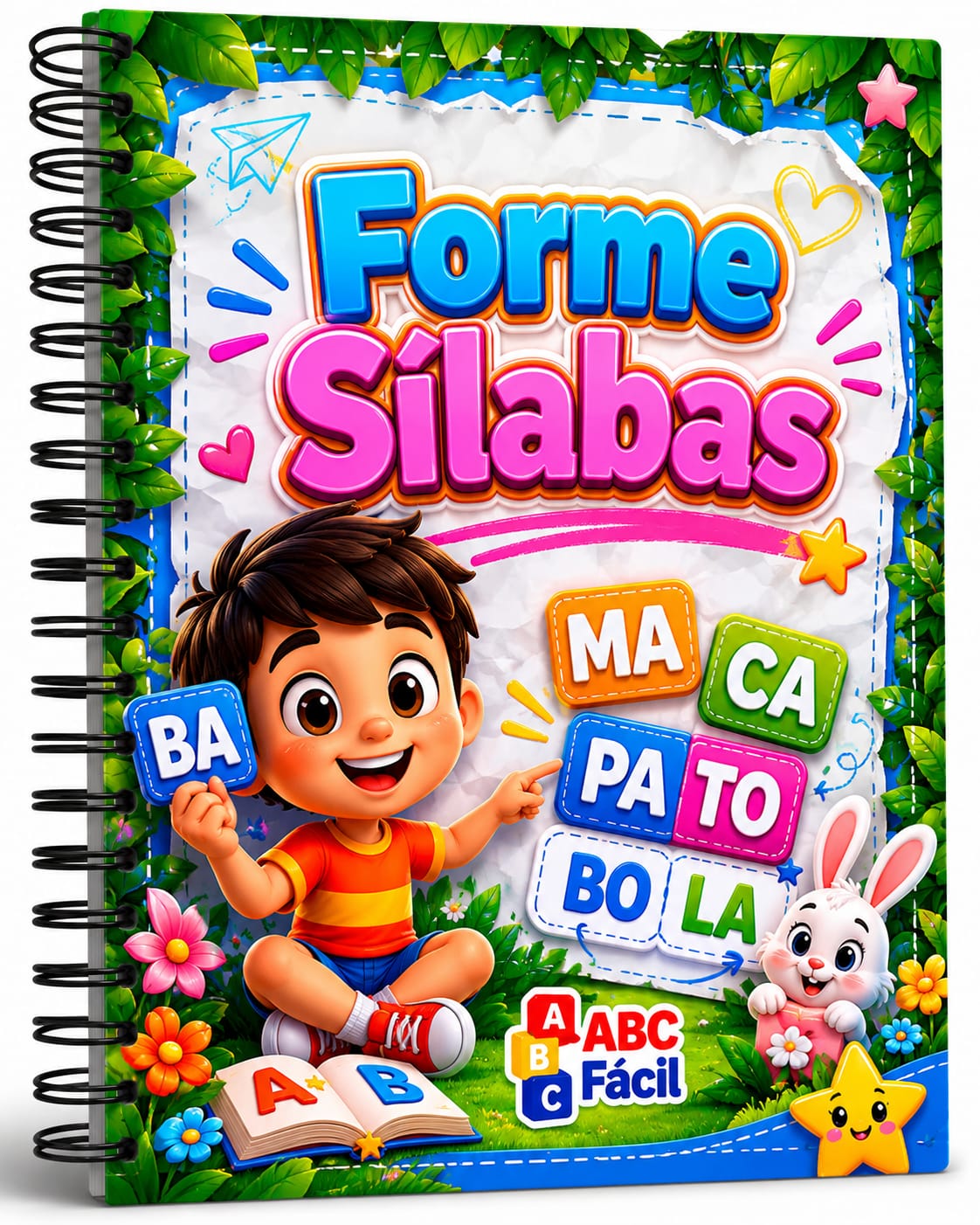 Capa do Caderno Forme Sílabas