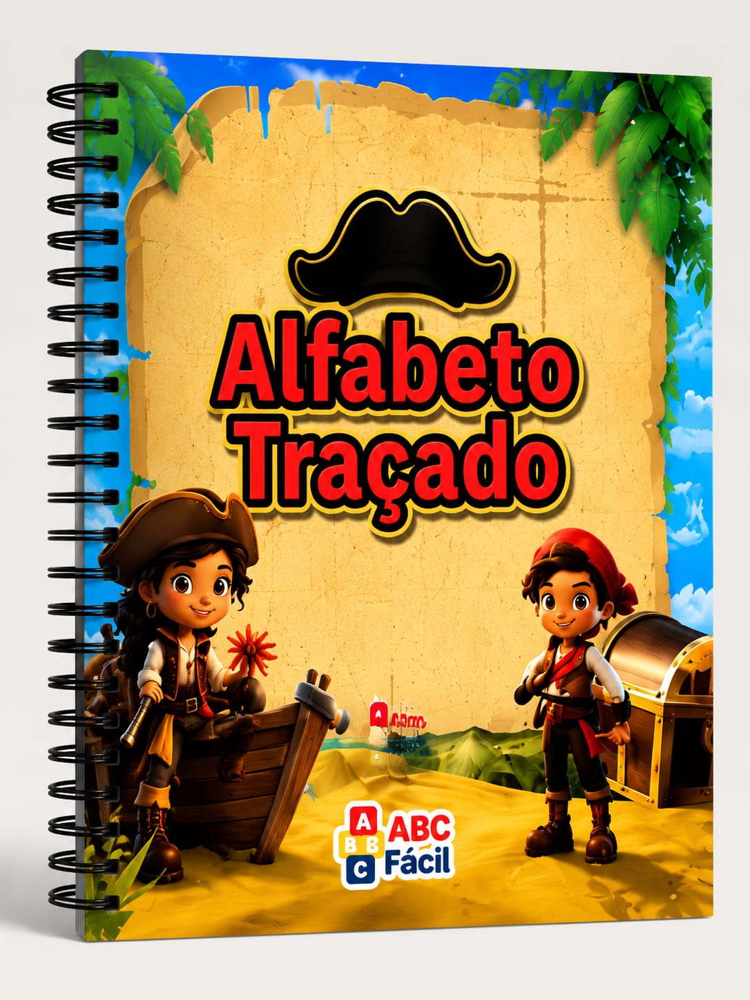 Capa do Caderno Alfabeto Traçado